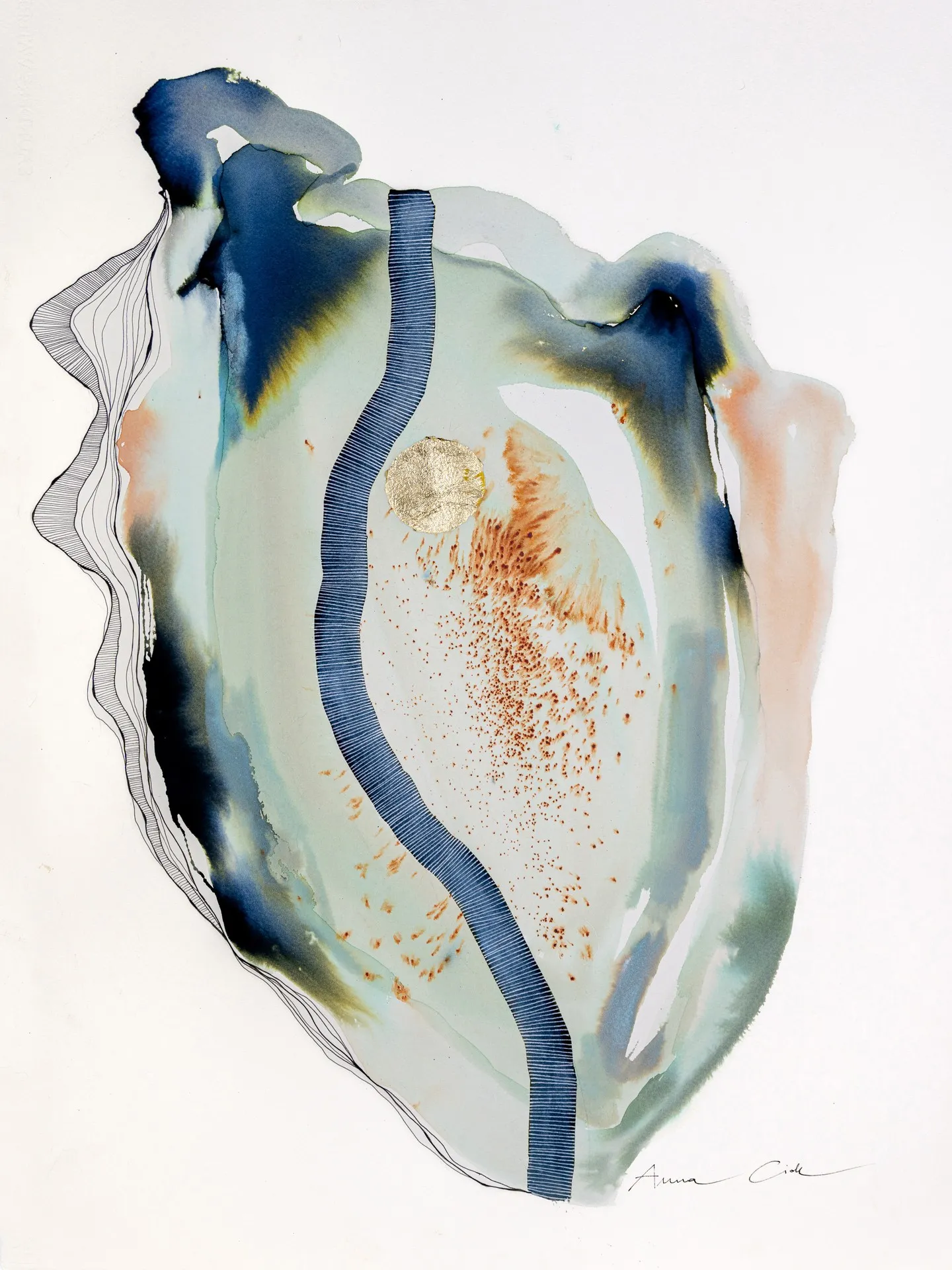 Ostrea 01 — 30×40 cm · bez ramy