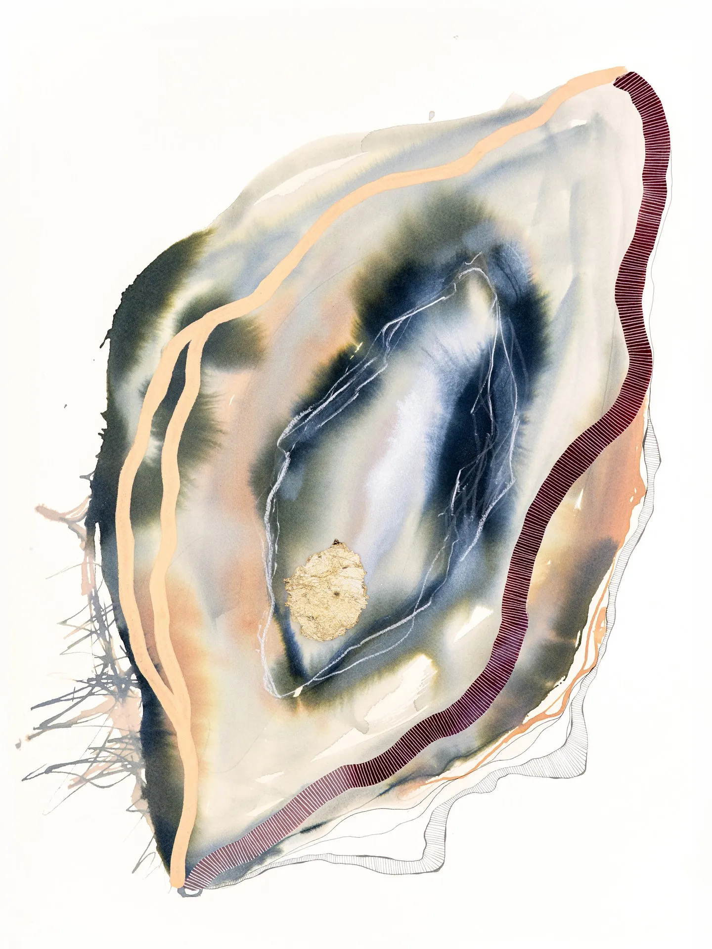 Ostrea 04 — 30×40 cm · no frame