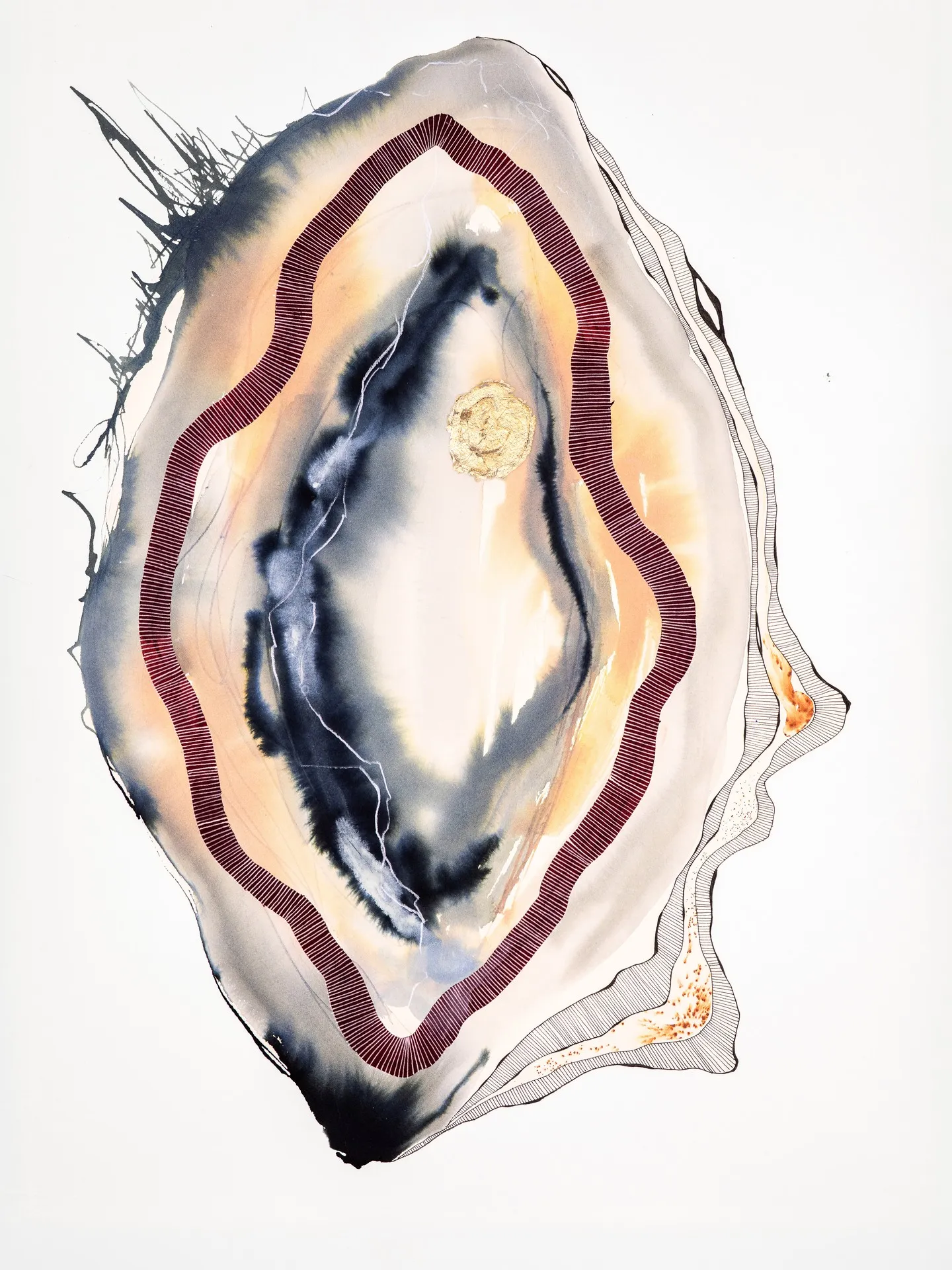 Ostrea 05 — 30×40 cm · no frame