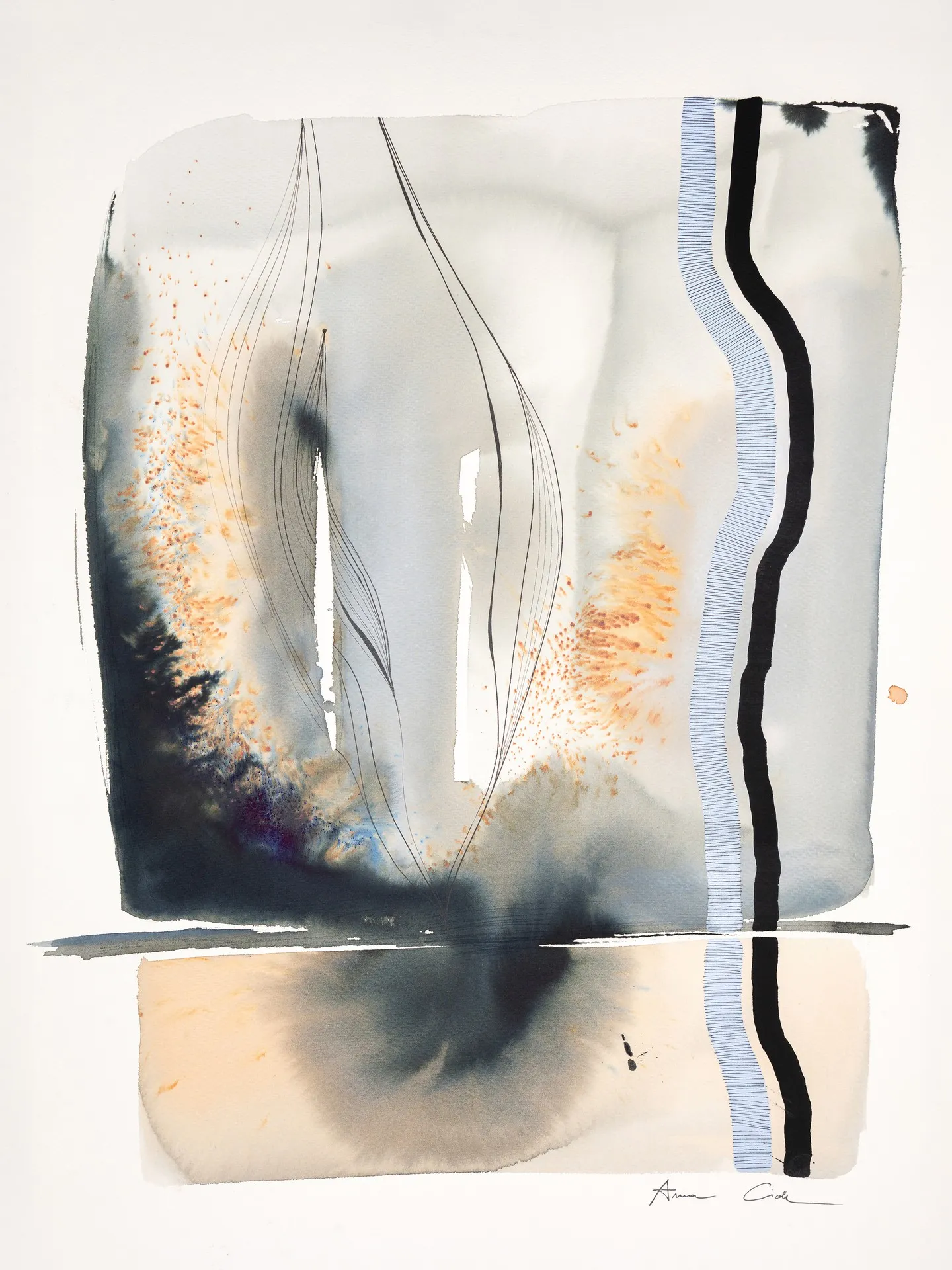 Verticles 01 — 30×40 cm · no frame