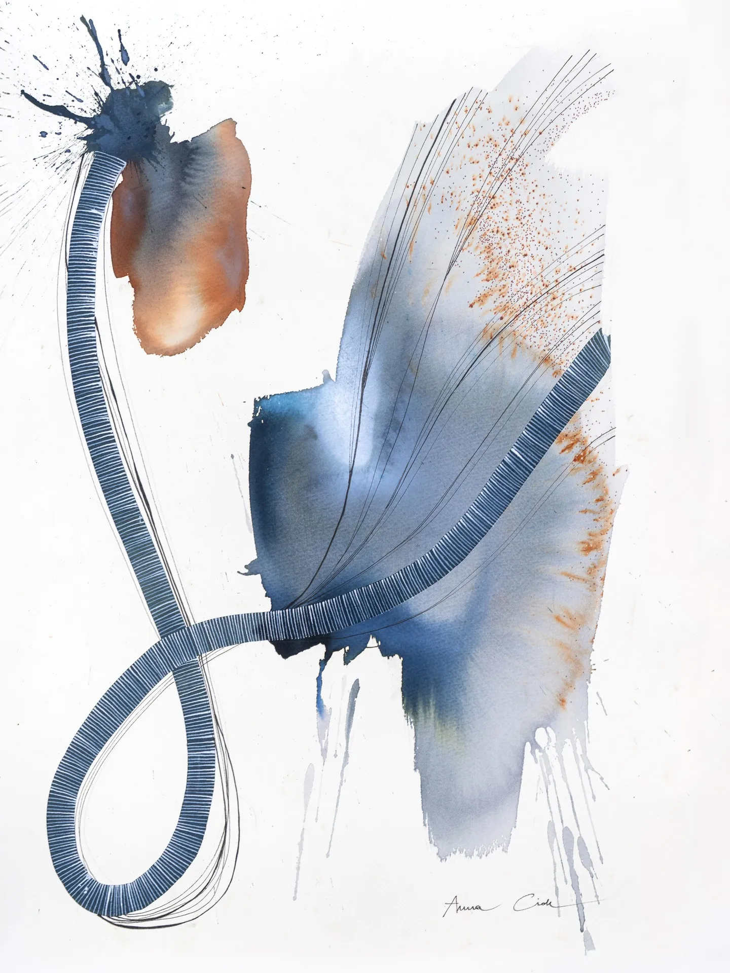 Gestures 01 — 30×40 cm · no frame