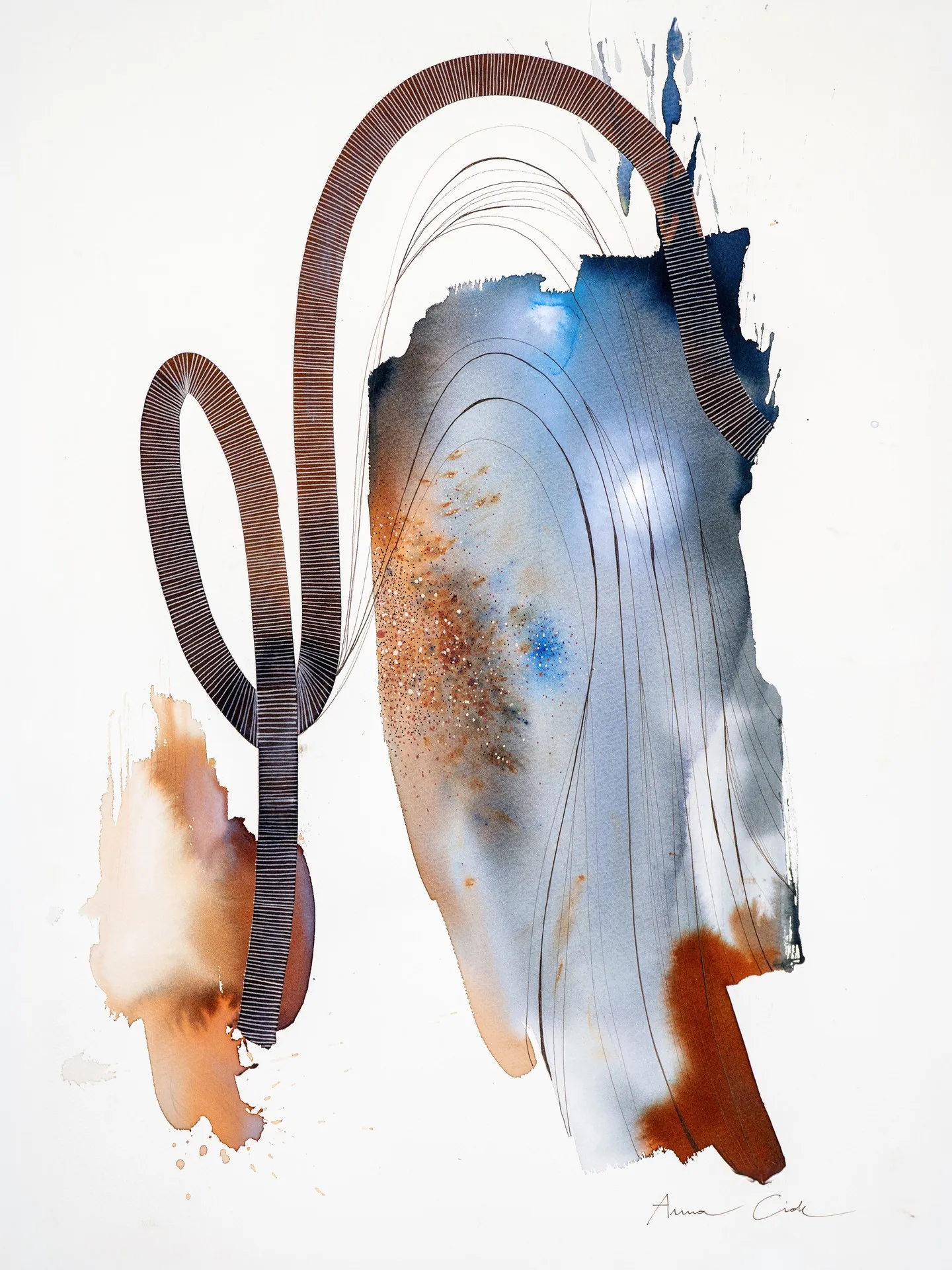 Linea 01 — 30×40 cm · sin marco