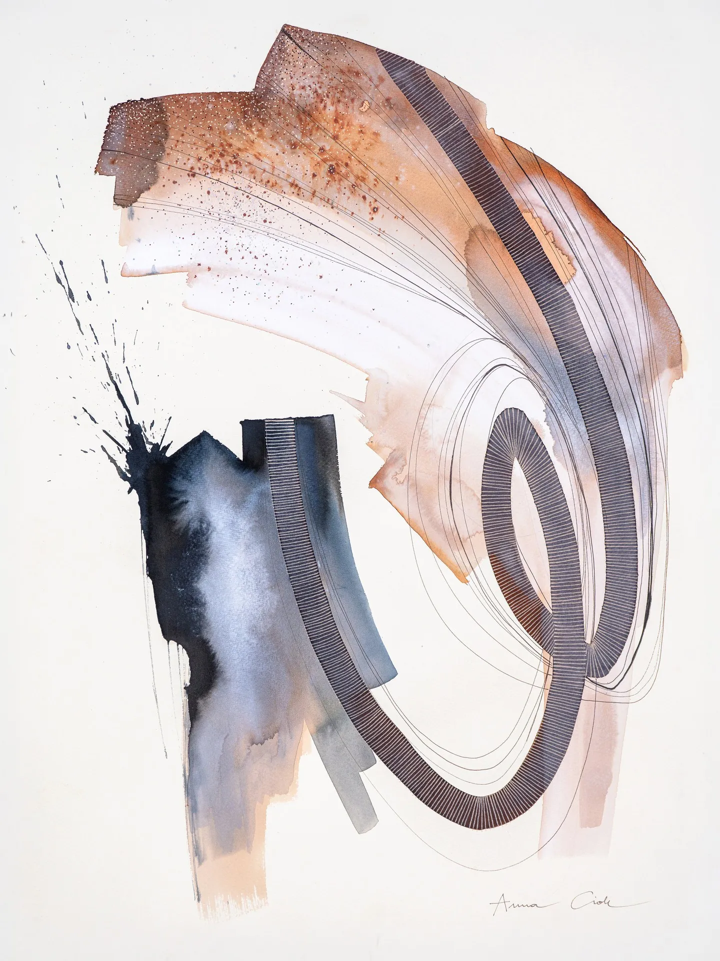Gestures 02 — 30×40 cm · no frame
