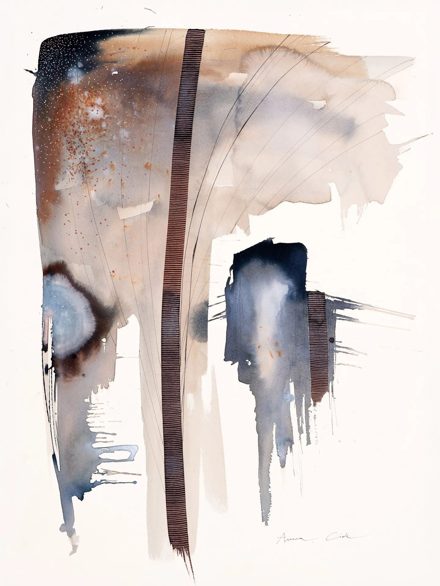 Verticles 02 — 30×40 cm · no frame