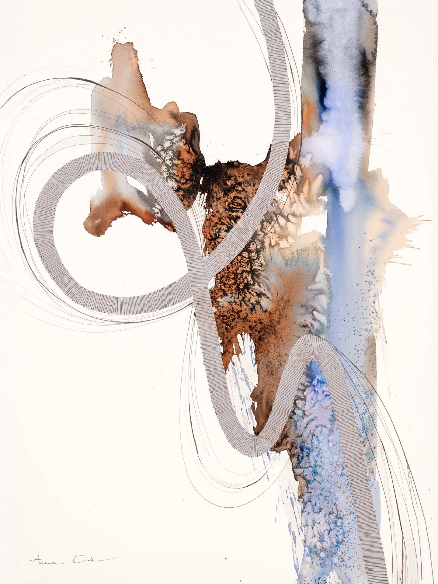Gestures 03 — 30×40 cm · bez ramy