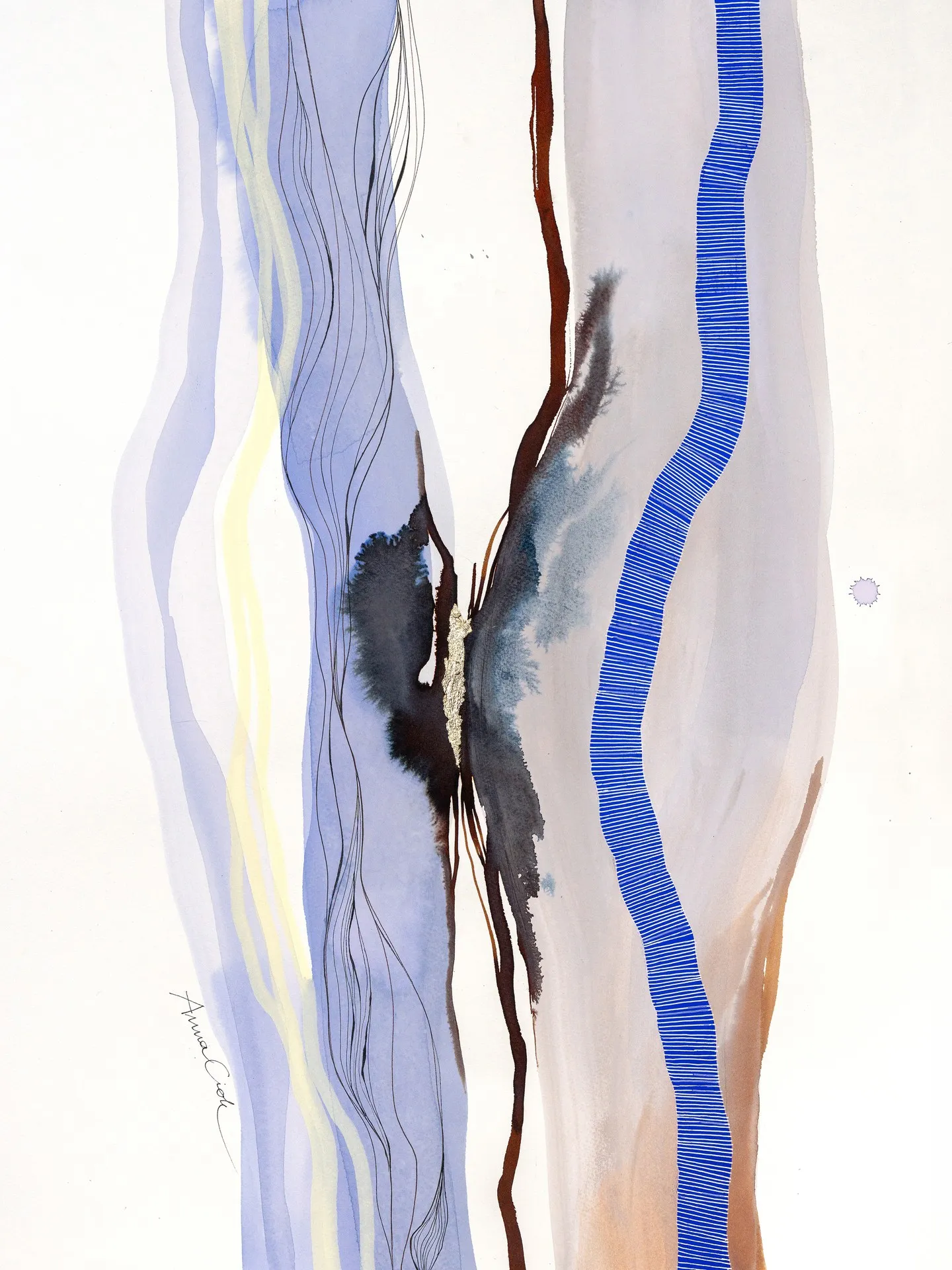 Verticles 04 — 30×40 cm · bez ramy