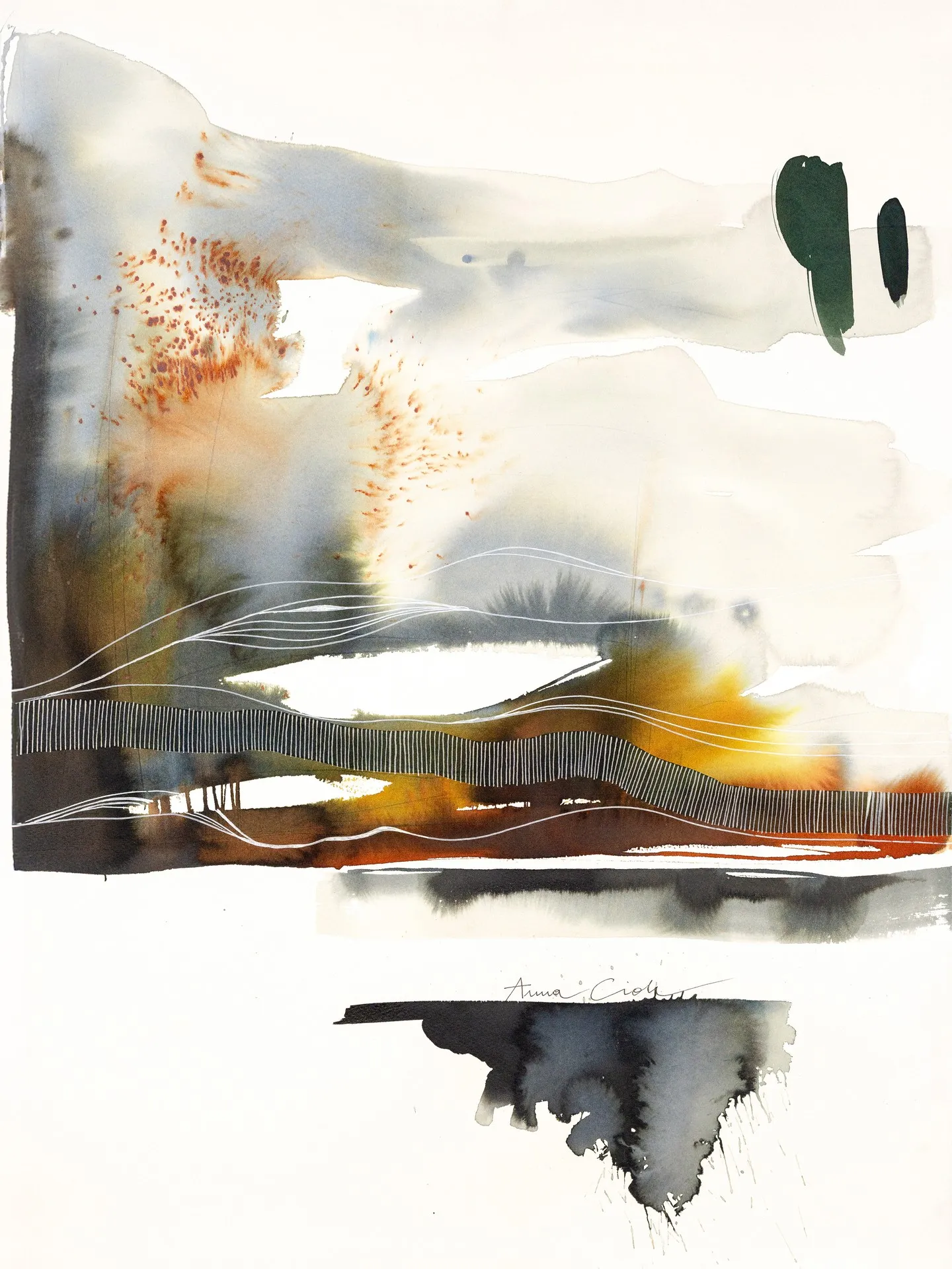 Horizons 02 — 30×40 cm · sin marco