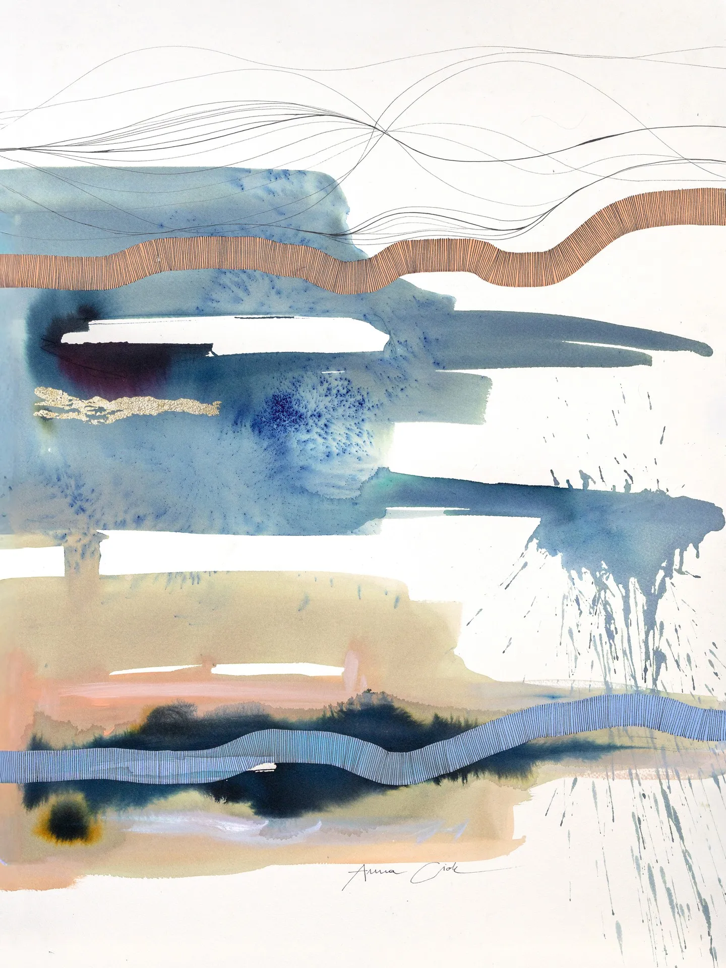 Horizons 03 — 30×40 cm · sin marco