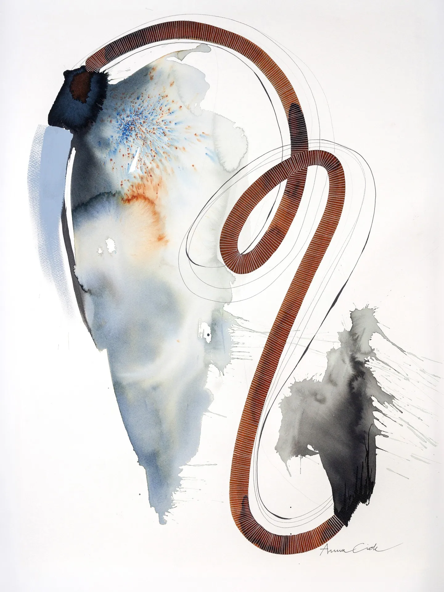 Linea 03 — 30×40 cm · no frame