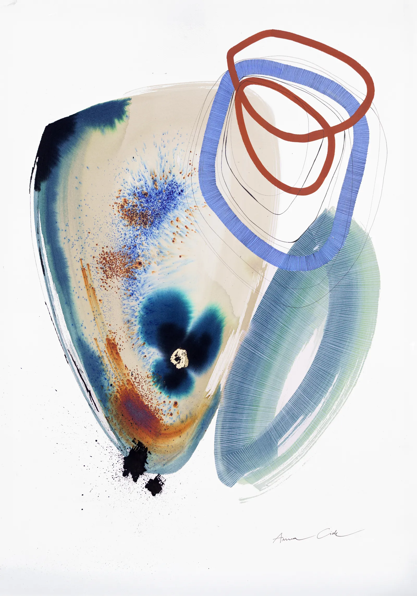 Aurora 02 — 30×40 cm · ohne Rahmen