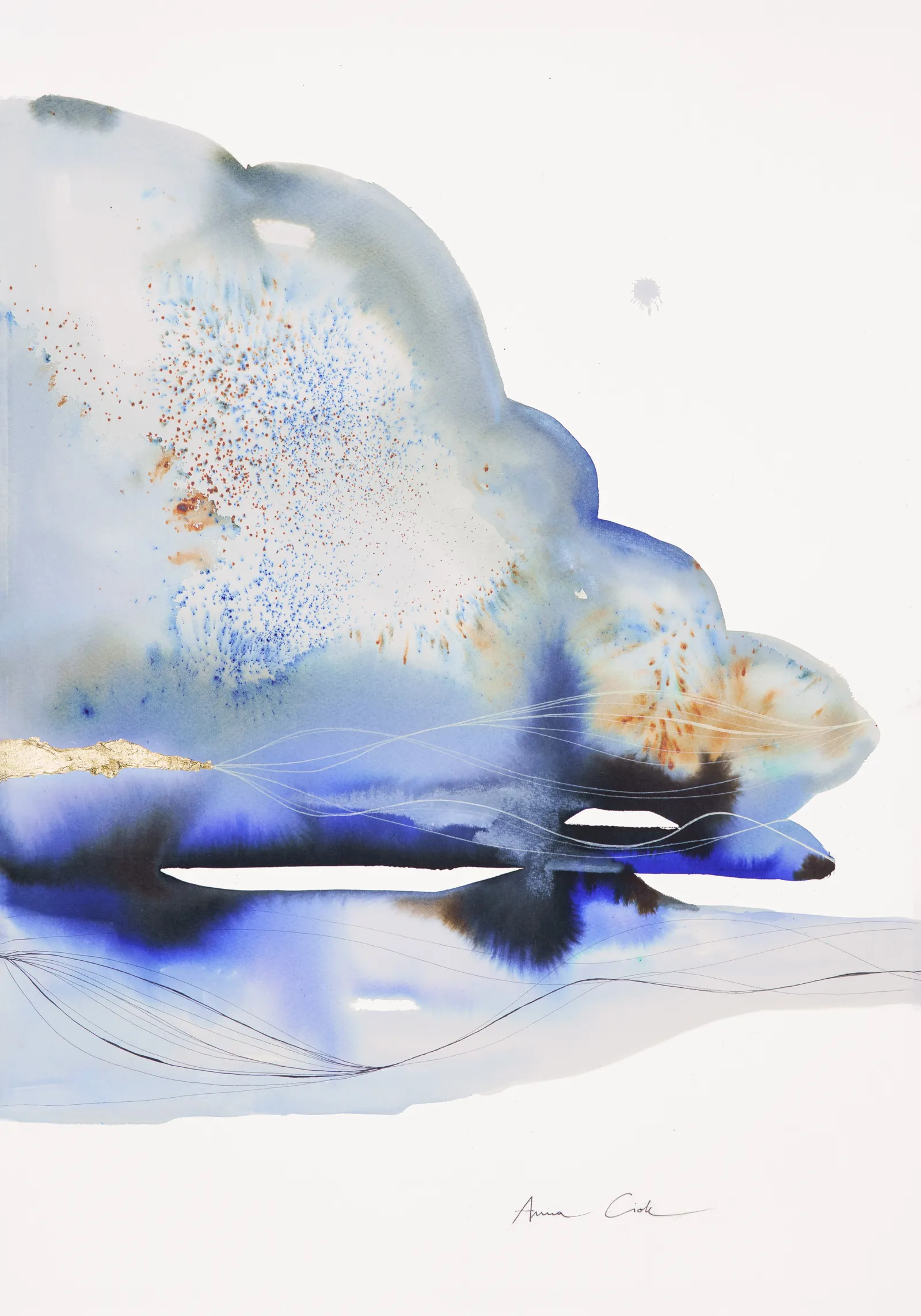 Unda 05 — 30×40 cm · ohne Rahmen