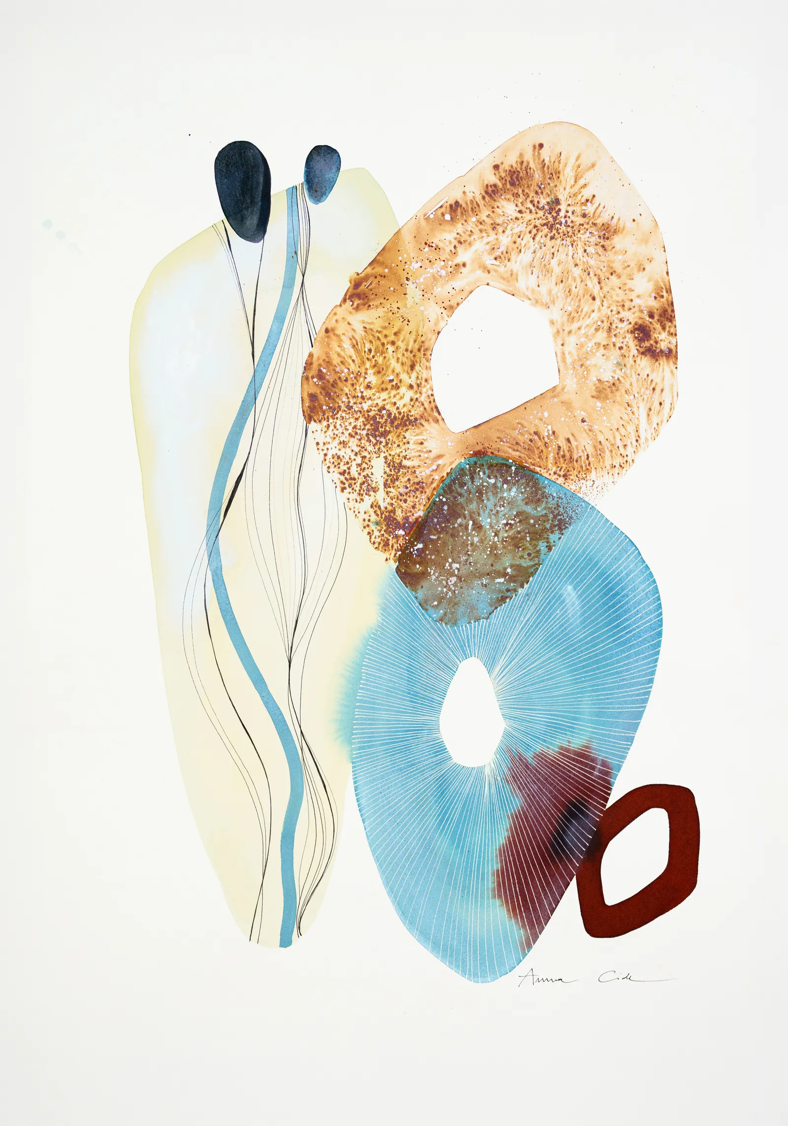 Tachylite 03 — 30×40 cm · ohne Rahmen